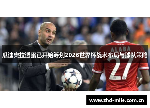 瓜迪奥拉透露已开始筹划2026世界杯战术布局与球队策略